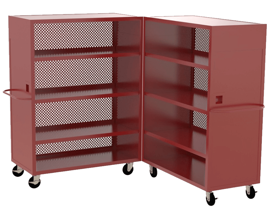ESA material handling Products: Clamshell Cart