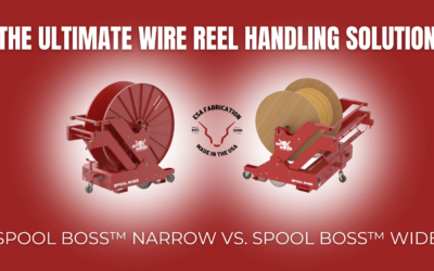 The Ultimate Wire Reel Handling Solution: Spool Boss™ Narrow vs. Spool Boss™ Wide